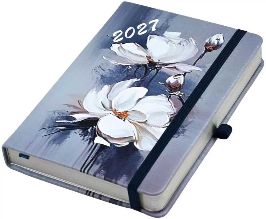 Kalendarz Jazz 2027 B6 dzienny magnolia - tantis.pl