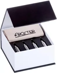 Pociski do drinków metalowe srebrne