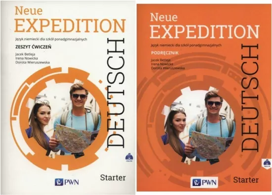Neue Expedition Deutsch. Starter. Pakiet: Podręcznik / Zeszyt ćwiczeń. Język niemiecki dla szkół ponadgimnazjalnych