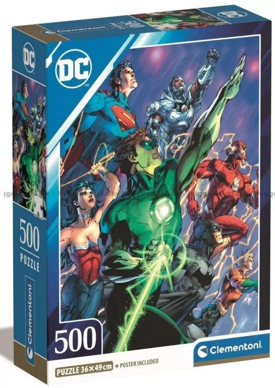 Puzzle 500 Compact Dc Comics Justice League - tantis.pl