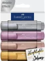 Faber-Castell. Zakreślacz metaliczny, 4 kolory - tantis.pl