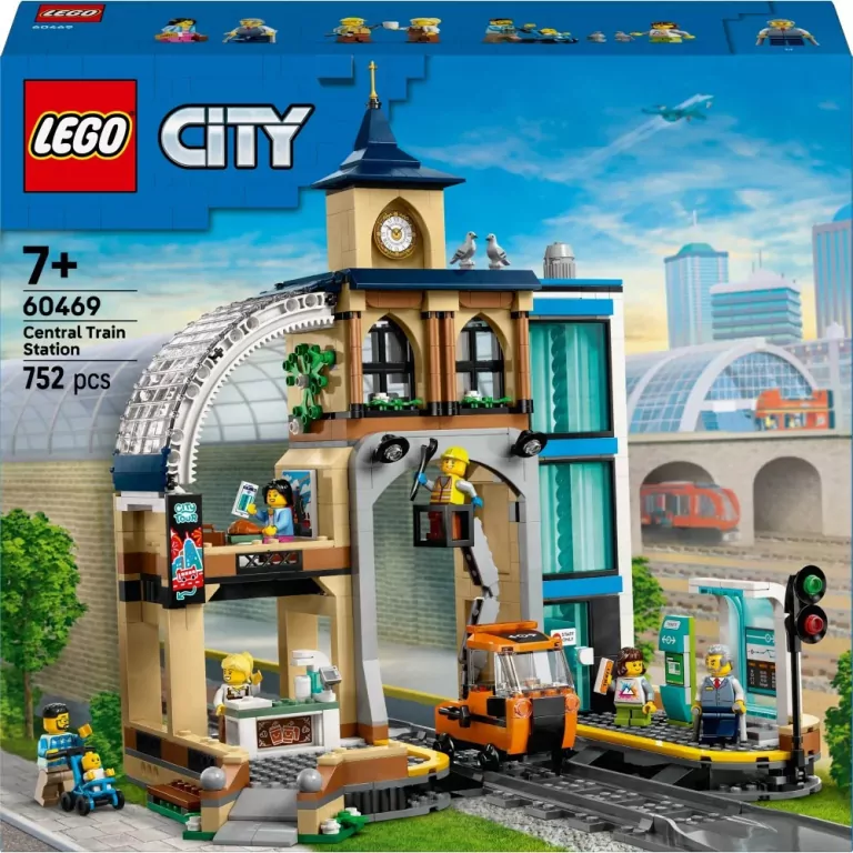 LEGO® Cicty. Centralny dworzec kolejowy 60469 - tantis.pl