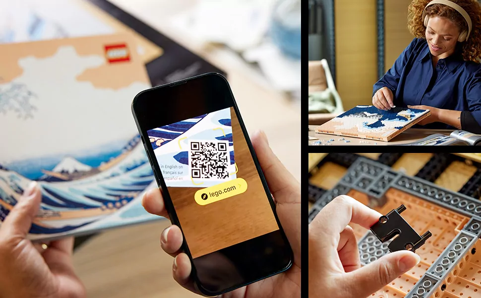 LEGO® Art. Wielka fala z Kanagawy. 31208 - tantis.pl