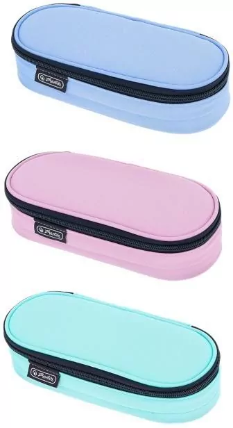 Piórnik z klapką Pastel mix HERLITZ - tantis.pl