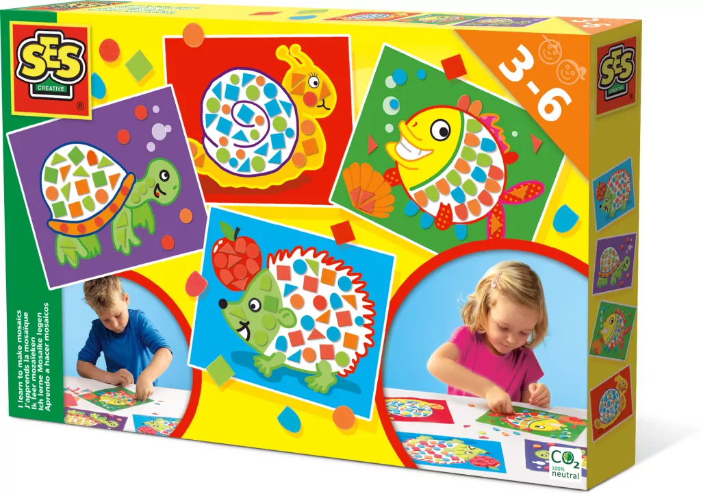 Mozaika. Duży zestaw do nauki wyklejania - tantis.pl