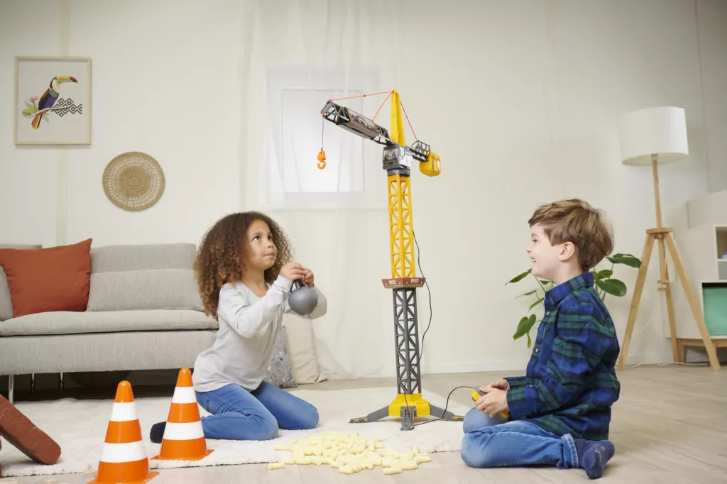 Dźwig z kulą 110cm zdalnie sterowany - tantis.pl