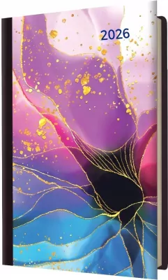 Kalendarz 2026 B6 tygodniowy akwarela