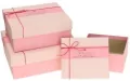 Pudełko prostokątne różowy ROZETTE - tantis.pl