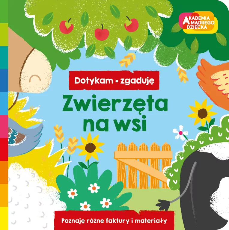 Zwierzęta na wsi. Dotykam, zgaduję. Akademia mądrego dziecka - tantis.pl