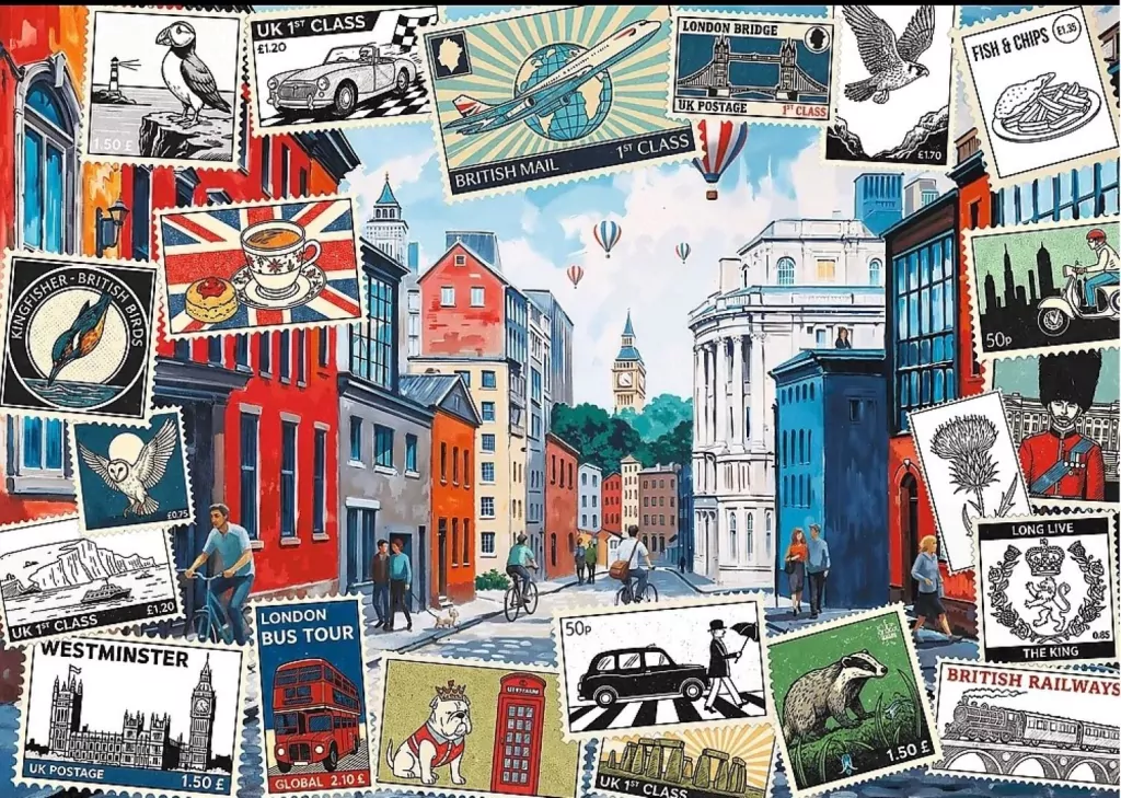 Puzzle 500 Pozdrowienia z Londynu TREFL - tantis.pl