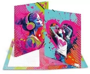 Teczka A3 z gumkami Music - tantis.pl