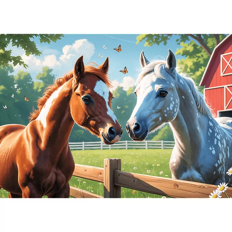 Puzzle 200 Konie na polanieTREFL - tantis.pl
