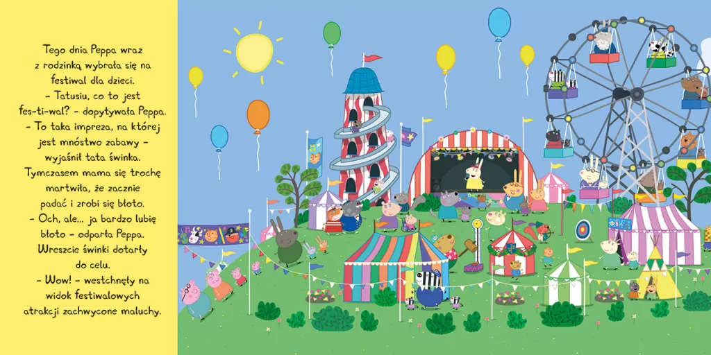 Peppa Pig. Wielki festiwal. Książeczki z półeczki. Cz.86 - tantis.pl