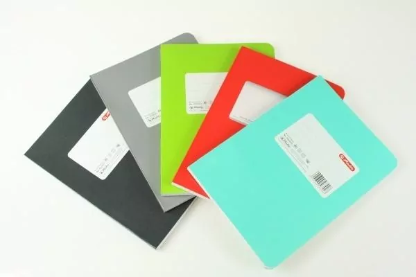 Brulion klejony Colors. A4/96K kratka. 5 sztuk - tantis.pl