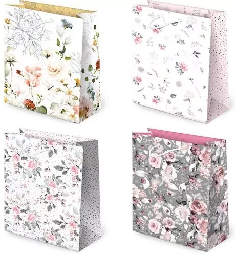 Torebki ozdobne T8-106 Kwiaty 10 sztuk - tantis.pl