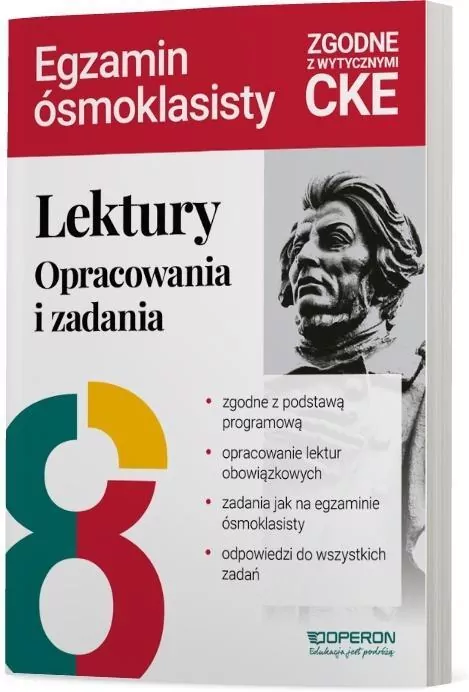 Lektury na egzaminie ósmoklasisty. Opracowania i zadania - tantis.pl
