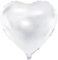 Balon foliowy. Serce. Biały 45cm - tantis.pl