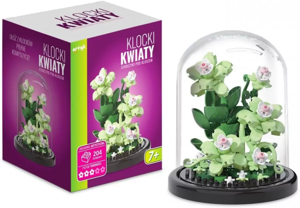 Klocki pod kloszem róże - tantis.pl