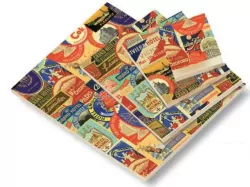 Notes ozdobny A5. Znaczki