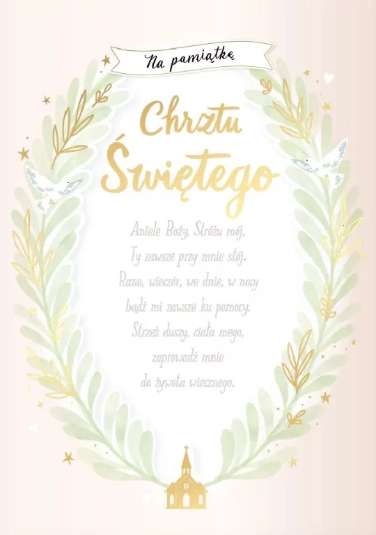 Karnet Chrzest - tantis.pl