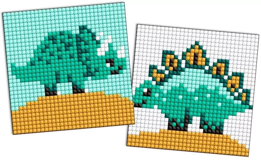Diamentowa mozaika naklejka Kids - Dinozaur 3 - tantis.pl