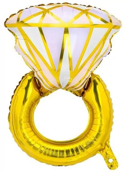 Balon foliowy Pierścionek 60x95cm MIX - tantis.pl