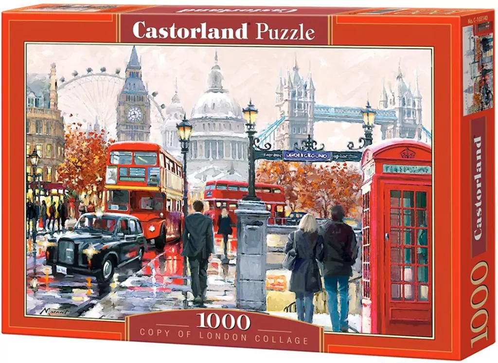 Puzzle 1000. London Collage - tantis.pl