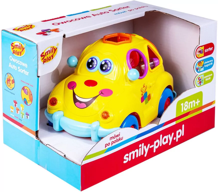 Zabawne auto z muzyką i światłem - tantis.pl