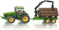 Siku. Traktor z przyczepą leśną. Farmer S1954 - tantis.pl