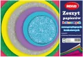 Zeszyt papierów kolor. samoprzylep. brokat A4/8K - tantis.pl