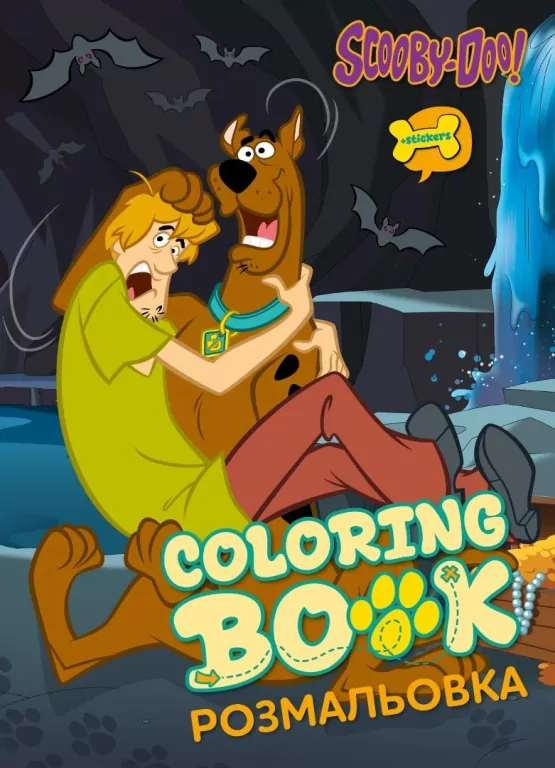 Kolorowanka z naklejkami Scooby-Doo - tantis.pl