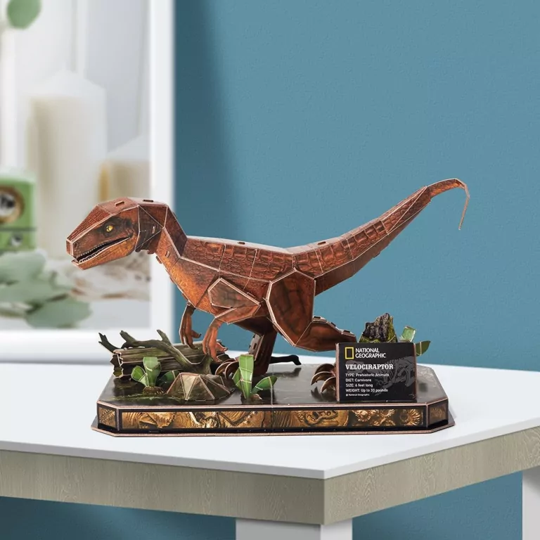 Cubic Fun. Puzzle 3D. Welociraptor National Geographic - tantis.pl