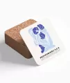 Podstawka korkowa - Z całego serca - modern - tantis.pl