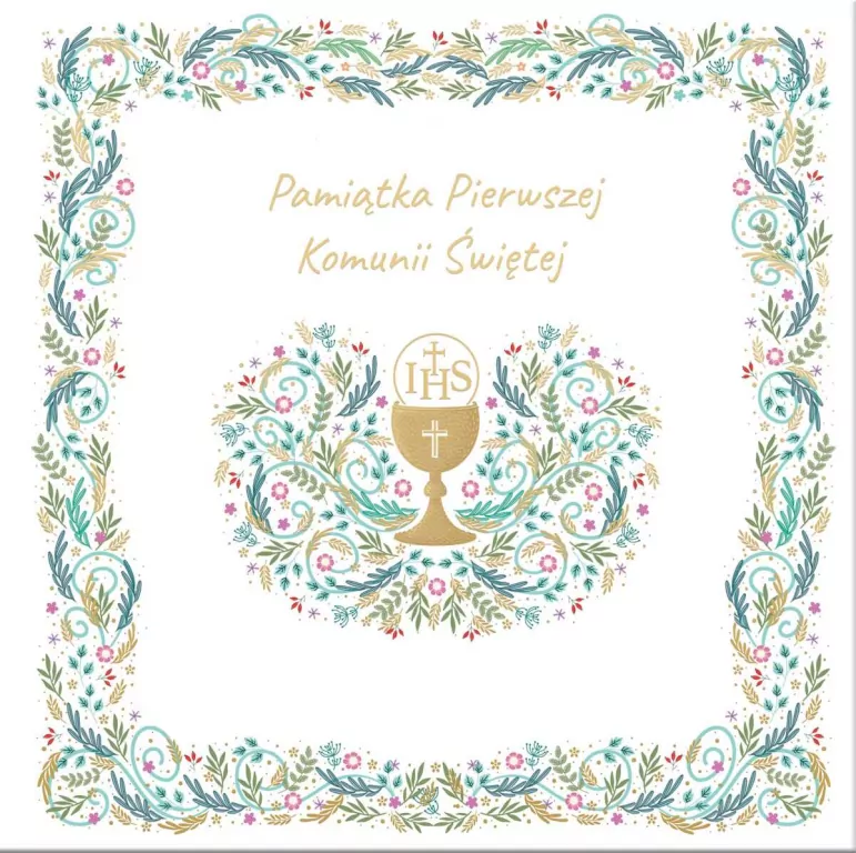 Książeczka KWD Pamiątka Komunijna. IHS - tantis.pl