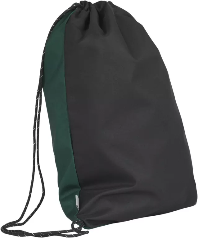 Worek na buty Funky zielono-czarny OXFORD - tantis.pl