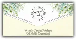 Karnet-koperta Chrzest od Matki Chrzestnej