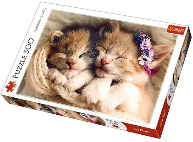 Puzzle 500. Śpiące kotki. 37271 - tantis.pl