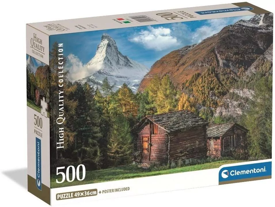 Puzzle 500 Compact Charming Matterhorn 35597 - tantis.pl