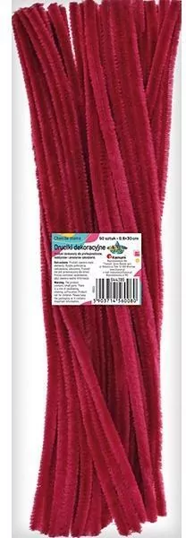 Druciki dekoracyjne 0,6x30cm fioletowe 50szt - tantis.pl