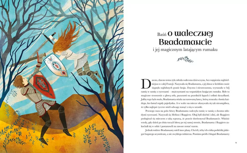 Baśnie o rycerkach, wojowniczkach i nie tylko - tantis.pl