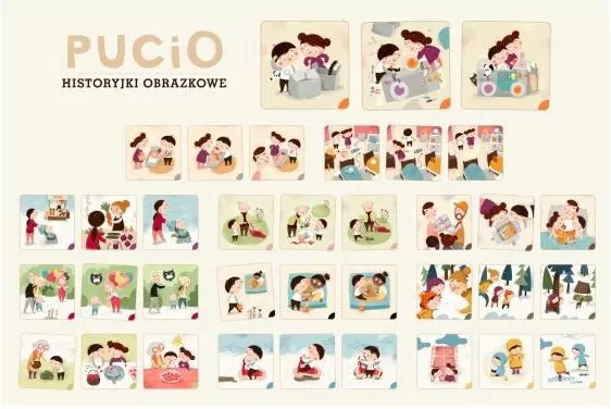 Pucio. Historyjki obrazkowe. Zabawa edukacyjna - tantis.pl