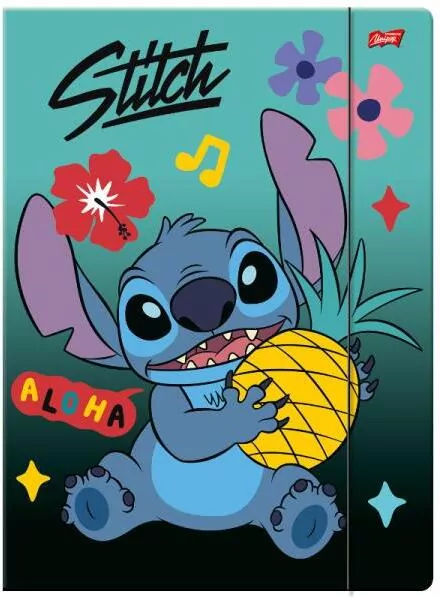 Teczka z gumką A4 Stitch - tantis.pl
