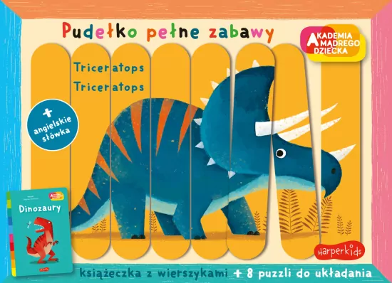 Dinozaury. Akademia mądrego dziecka. Pudełko pełne zabawy