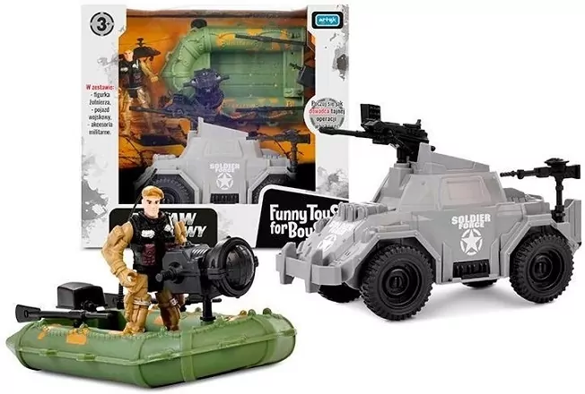 Zestaw wojskowy Toys For Boys - tantis.pl