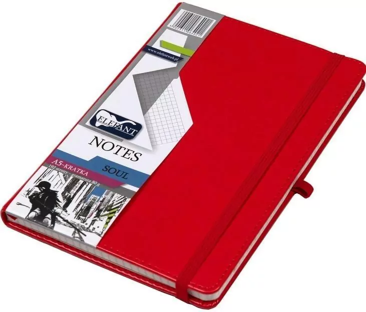 Notes A5. Soul czerwony - tantis.pl