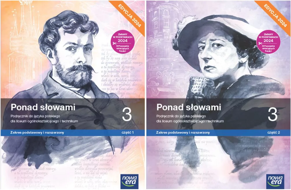 Pakiet: Ponad słowami 3. Podręcznik do języka polskiego dla liceum ogólnokształcącego i technikum. Zakres podstawowy i rozszerzony. Część 1 i 2. Edycja 2024 - tantis.pl