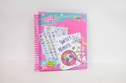 Zestaw artystyczny kolorowanka z naklejkami