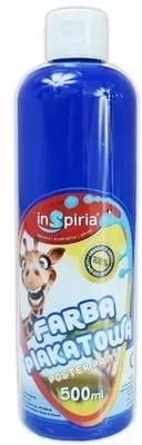 Farba plakatowa ciemnoniebieska 500ml
