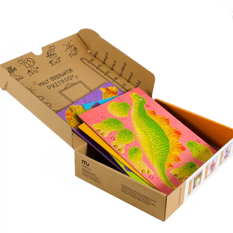 Muduko. Tekturynki. Ekopuzzle przestrzenne. Dinozaury - tantis.pl