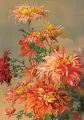 Karnet ST493 B6 + koperta Pomarańczowa dalia - tantis.pl